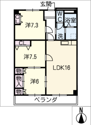 ＡＰＴ２３ 2階