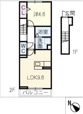 プラムフィールド東野町 2階