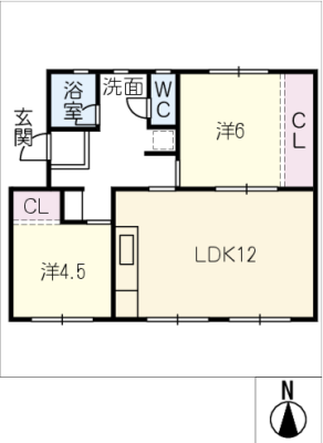 藤山台団地　３０８棟　３０５号 3階