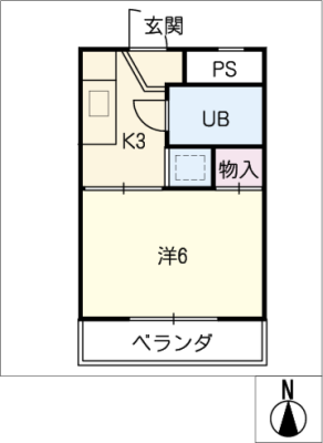 グリーンハイツ深田 2階