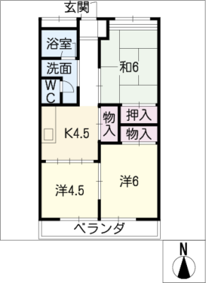 豊福第一マンション 6階