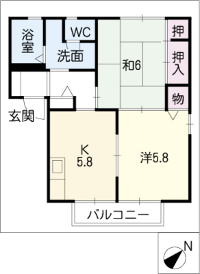 サンパーク聖心Ｅ 1階