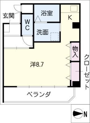 ベルフォーレ永覚 3階