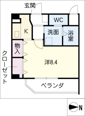 ベルフォーレ永覚 3階