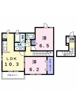 ブライトンヒルズ 2階