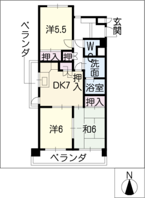 ハイメゾンべるのーぶ 3階