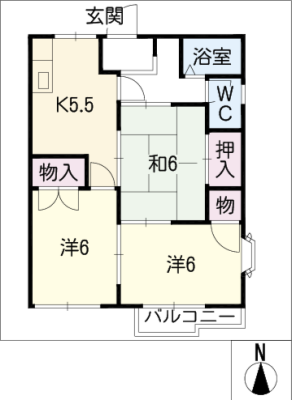 メゾン・カフェオーレ 2階