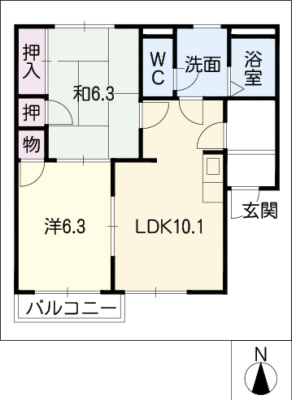 メゾンカフェオーレⅡ 2階