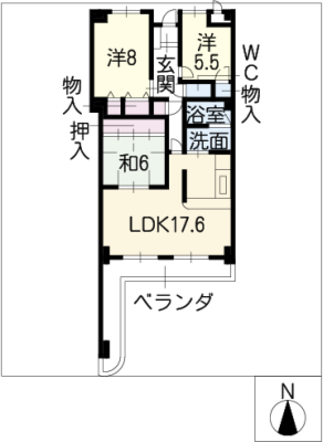 サンレジデンス 5階