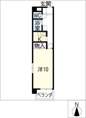 メゾン・ド・オーシマⅠ 2階