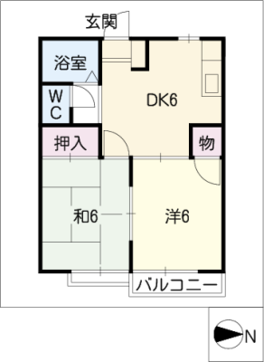 ラフォーレ木曽川 2階