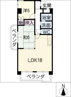 駅前３丁目マンション 6階