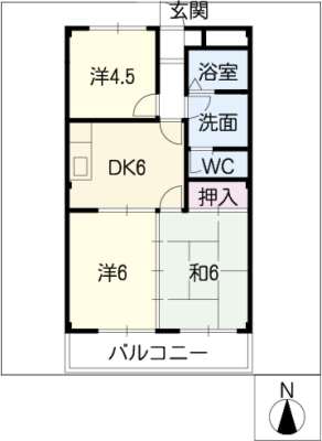 エクシードＢ・Ｃ 2階