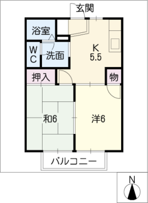 コンフォート黒田 2階