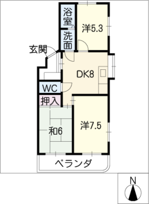 クローバー浅井 2階