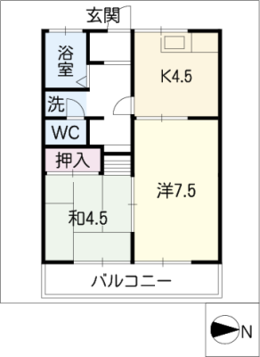 晴山コーポラス 1階