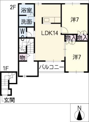 サンベルリード 2階