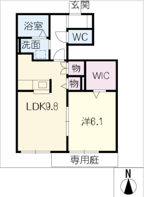 サンルーチェEAST棟 1階