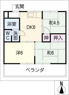 晴新コーポラス 2階