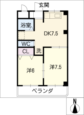 マンション細根 3階