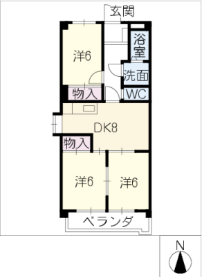 サンタウン篭山 4階