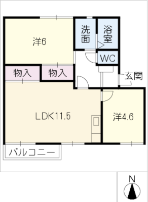 カーサ滝ノ水　Ｆ棟 1階