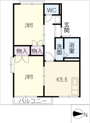 アネックスふかたＢ棟 1階