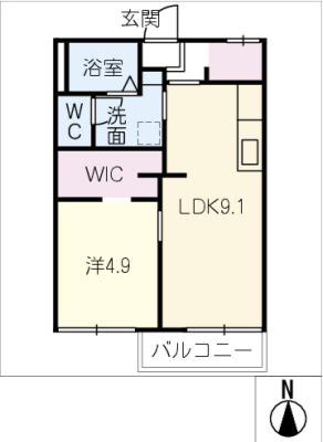 サンライズ百合ヶ丘Ｃ棟 1階