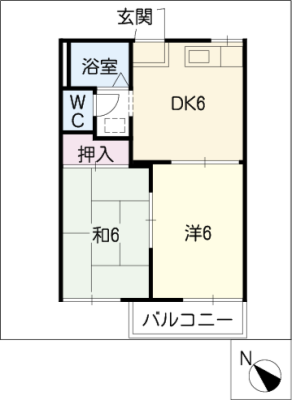 ハイコート西北 1階