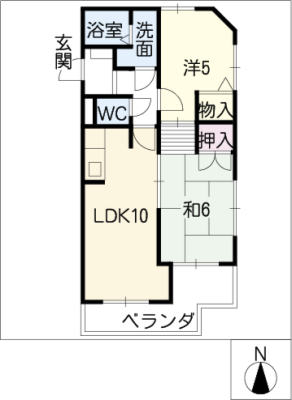 ランパート鳴子 2階