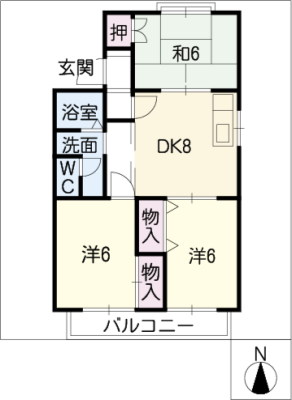 プランドール南山　Ａ棟 2階