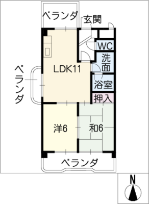 トウフジ滝ノ水Ｃ棟 3階