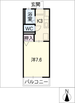 シャルマン尾崎山 1階