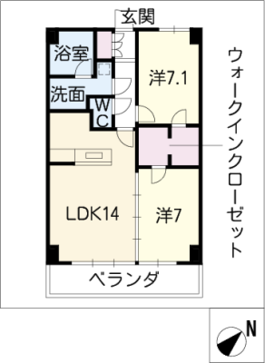 ユニオンヒルズ丘下 3階