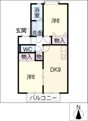 セントラルウエスト緑 2階