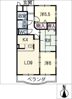 リビエール東陵 2階