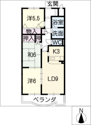 リビエール東陵 3階