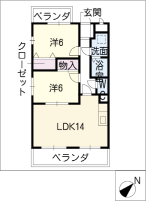 リヴェール大高 2階