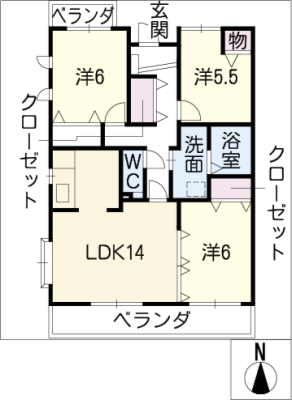 ラピスコート滝ノ水 1階