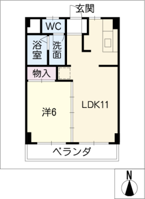 サンハイツはと 3階