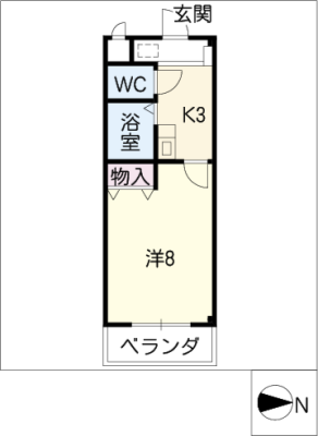 シャトレ浦里 2階