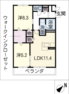 レ・クロッシュ　デュ有松 1階