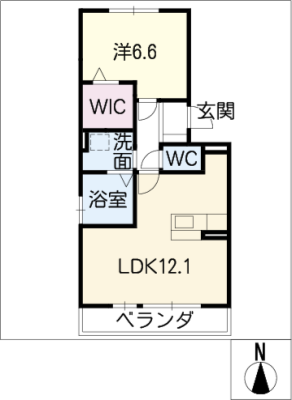 クレア浦里B棟 1階