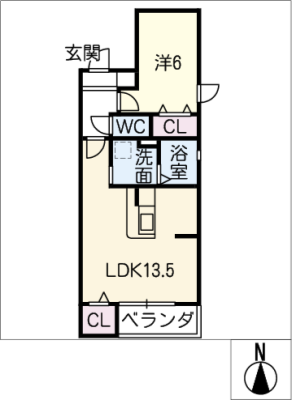 ＰＵＲＩＵＳ若田 1階