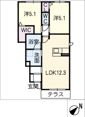 ファミール清水山 1階