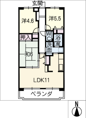 キャッスルハイツ有松　２０５号 2階