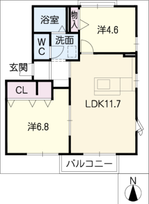 グリーンステージ柚木Ｂ