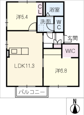 リバーサイド１６Ｃ・Ｄ棟 1階