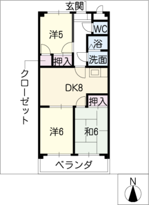 サンモール西鳥 2階