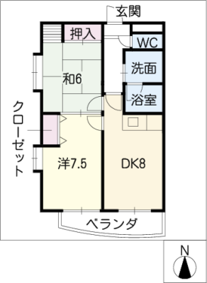 アルカディア弥富 2階